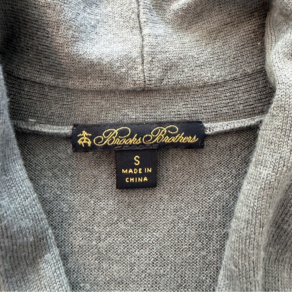 Brooks‎ Brothers Silk & Cashmere Sweater Women’s Size Small Grey Blue - Picture 3 of 6